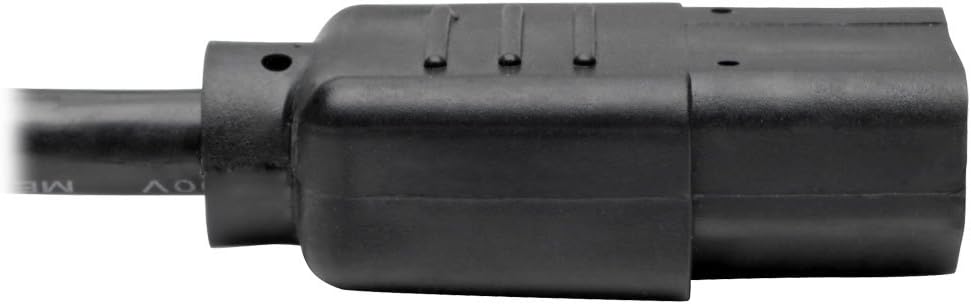Tripp Lite Standard Computer Power Cord 10A,18AWG (NEMA 5-15P to IEC-320-C13) 20-ft.(P006-020) Black - Image 6