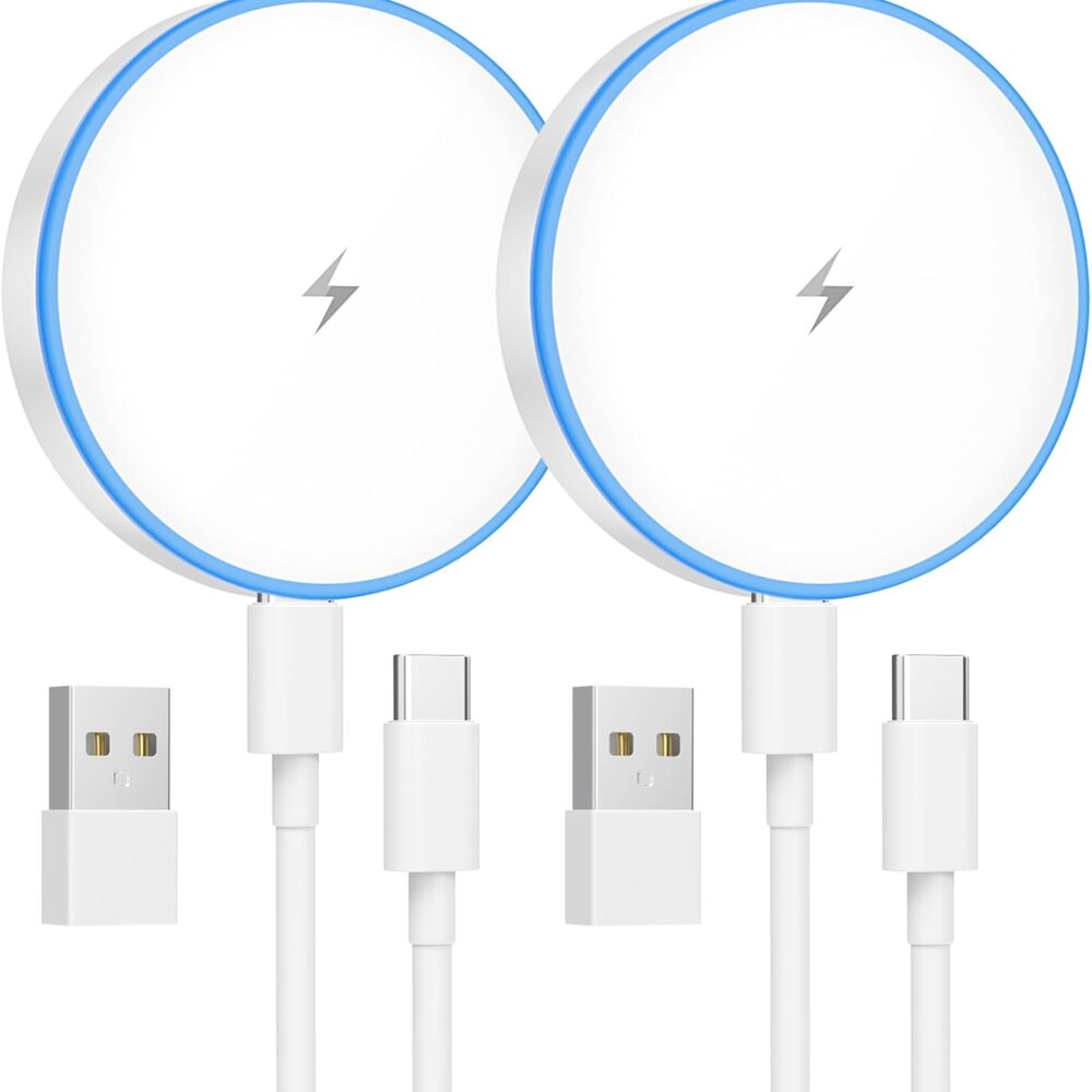 MagSafe Charger 2 Pack Magnetic Wireless Charger Fast Charging Pad