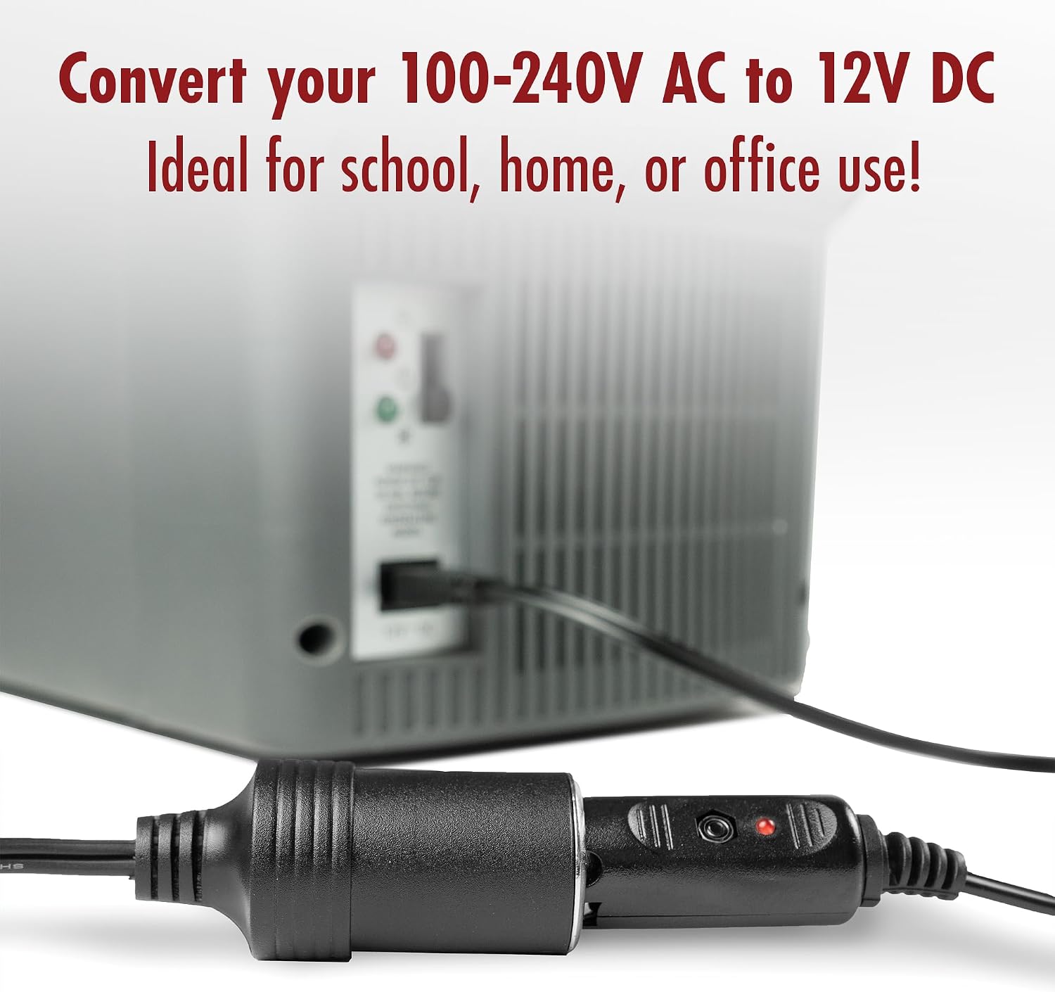 Wagan EL9903 AC to DC Power Adapter 5A 60W Power Converter 110V AC to 12V DC Cigarette Lighter Socket Adapter for 12V Car portable Fridge ETL listed - Image 6